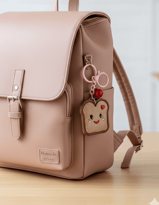 Collezione Kawaii | Portachiavi Toast Sorridente