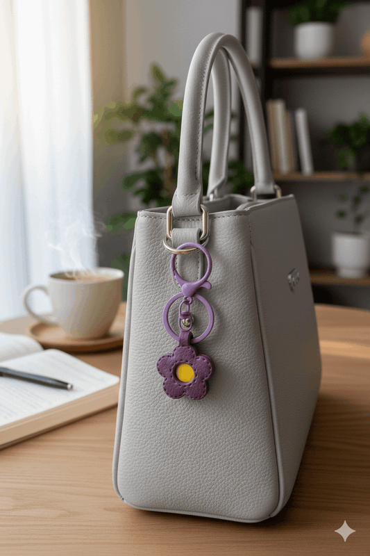 Collezione Primavera | Portachiavi Fiorellino Artigianale - 2