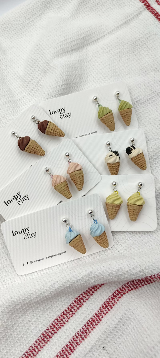 Orecchini cono gelato