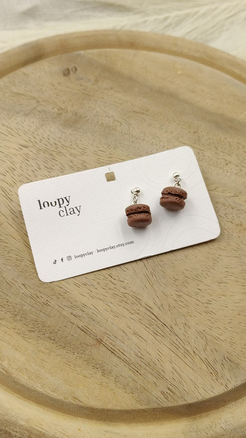 Orecchini macarons - simpatici e divertenti