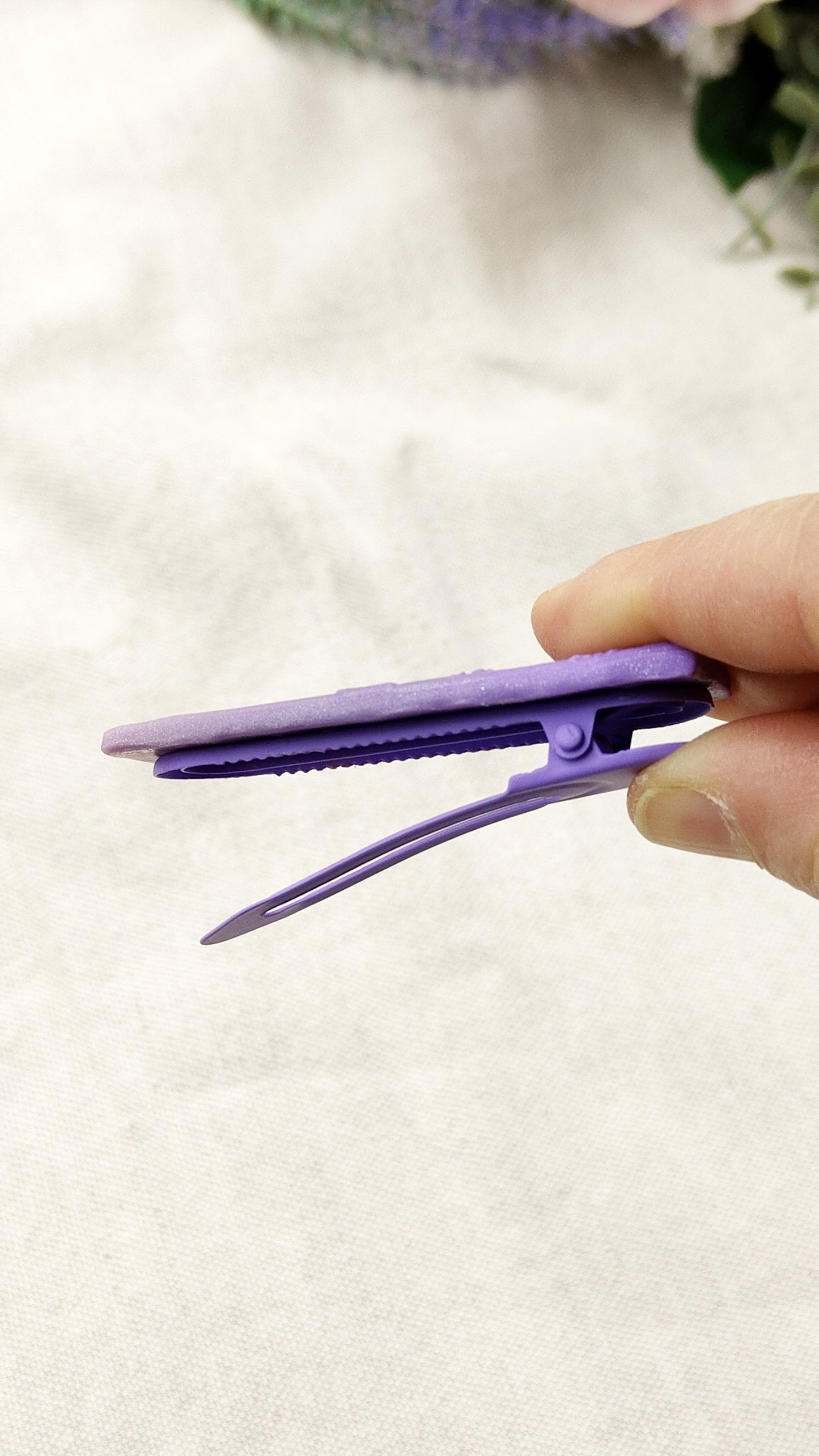 Fermagli capelli con fiori dipinti