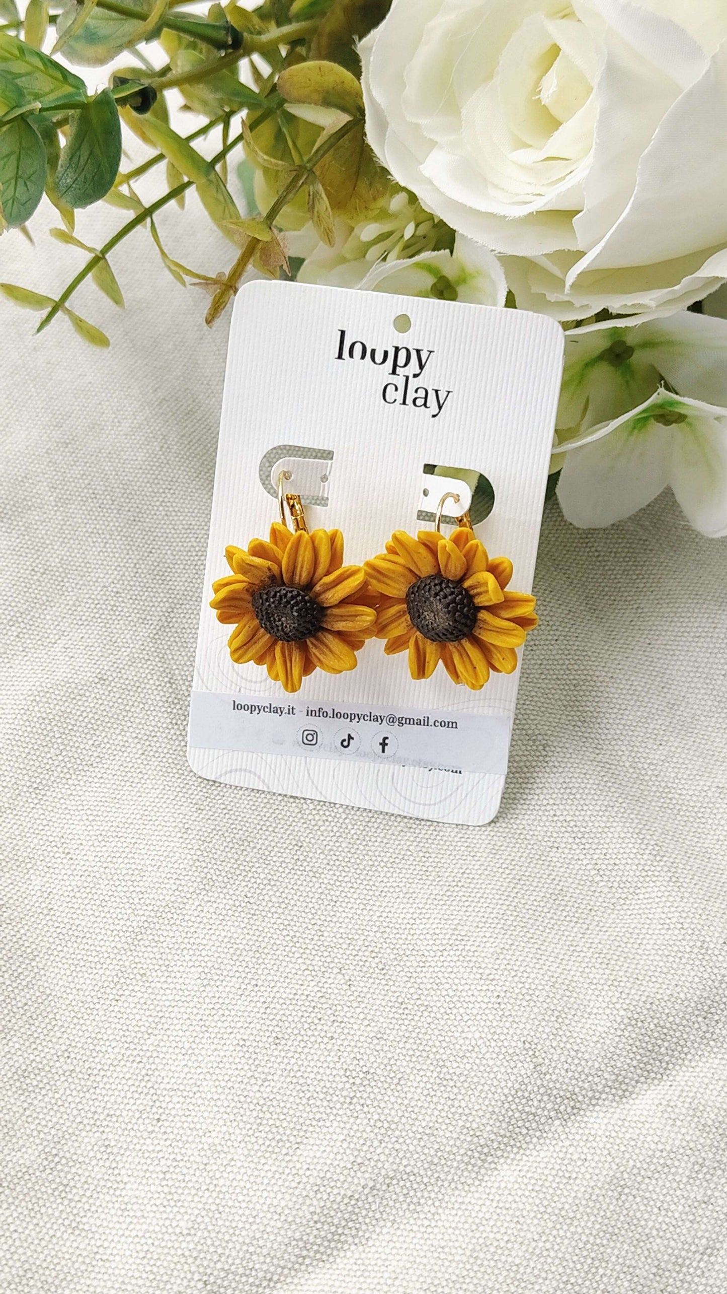 Orecchini Girasole Vintage | Un raggio di sole d'altri tempi