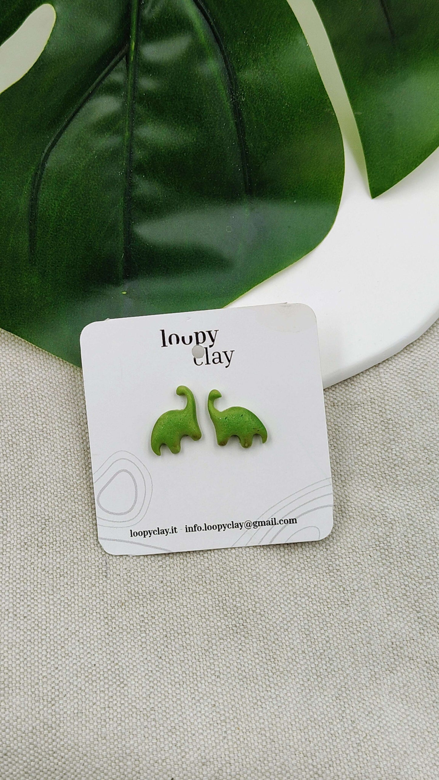 Orecchini Dinosauro Kawaii | Preistoria con un tocco di tenerezza