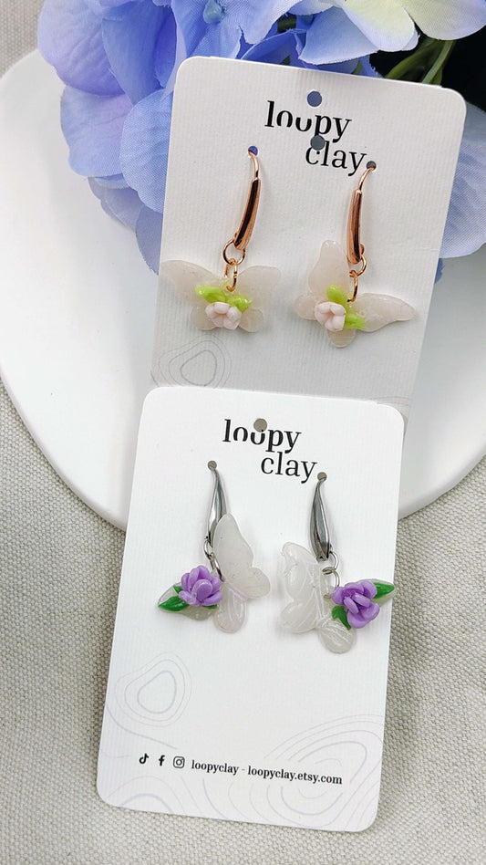 Orecchini Farfalla in Acciaio | Contemporaneità e Natura