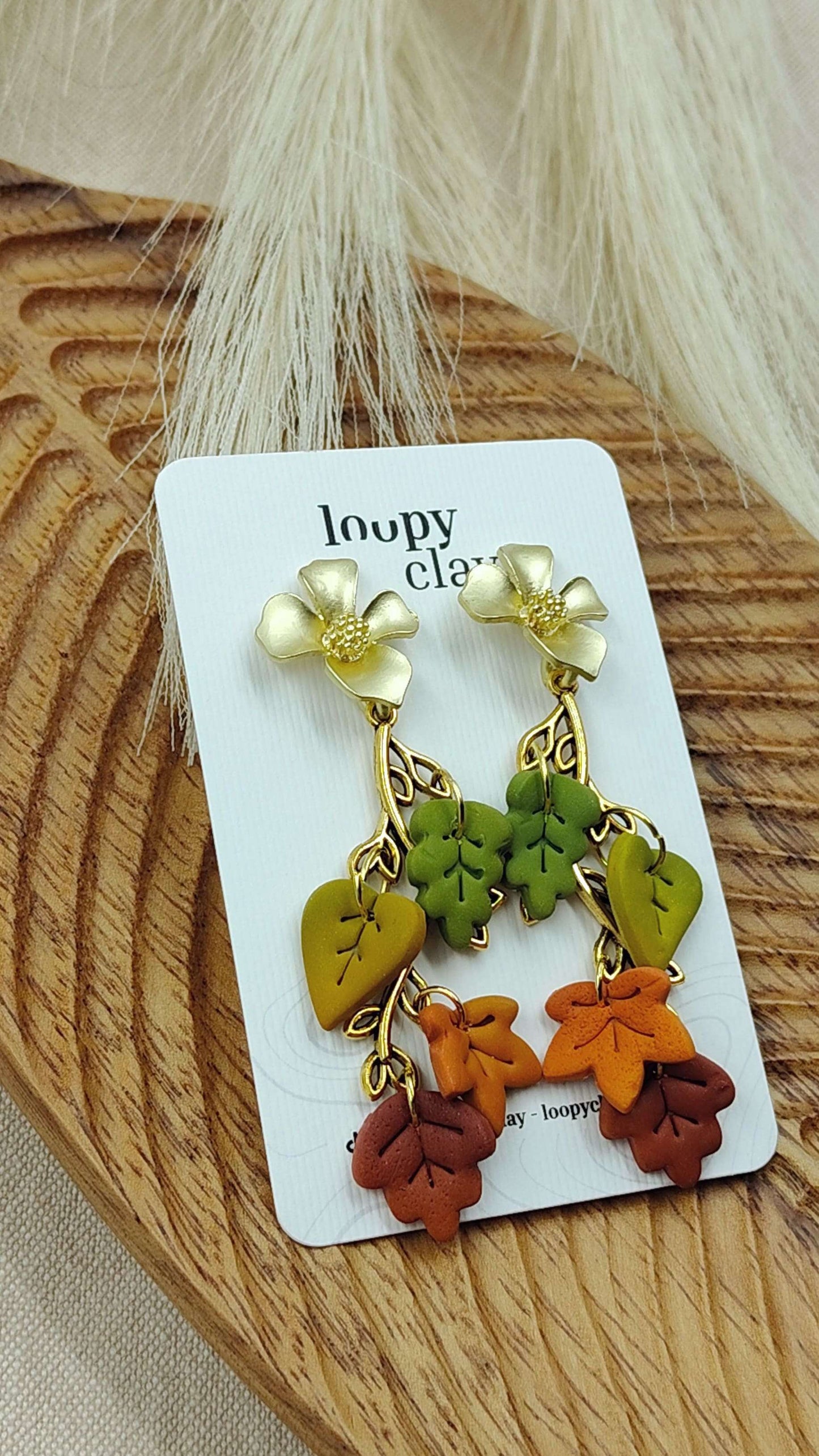 Orecchini Foglie d’Autunno stile Boho | Ma con eleganza