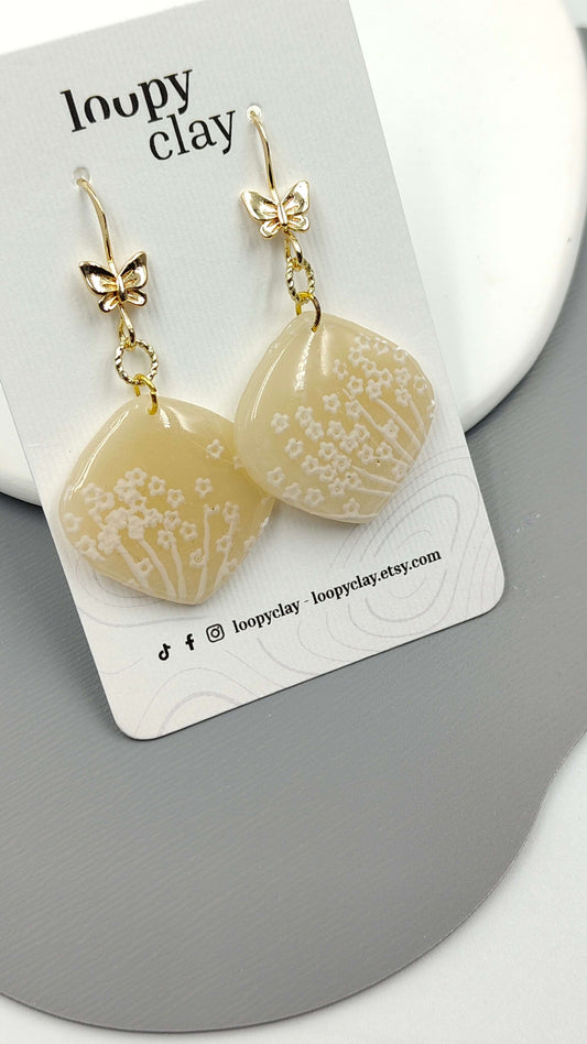 Orecchini Natura Sognante | Ricamo di Seta Antico