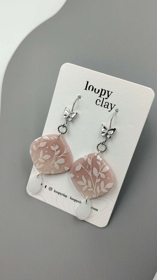 Orecchini Pendenti Artigianali | Natura Sognante Giardino di Seta