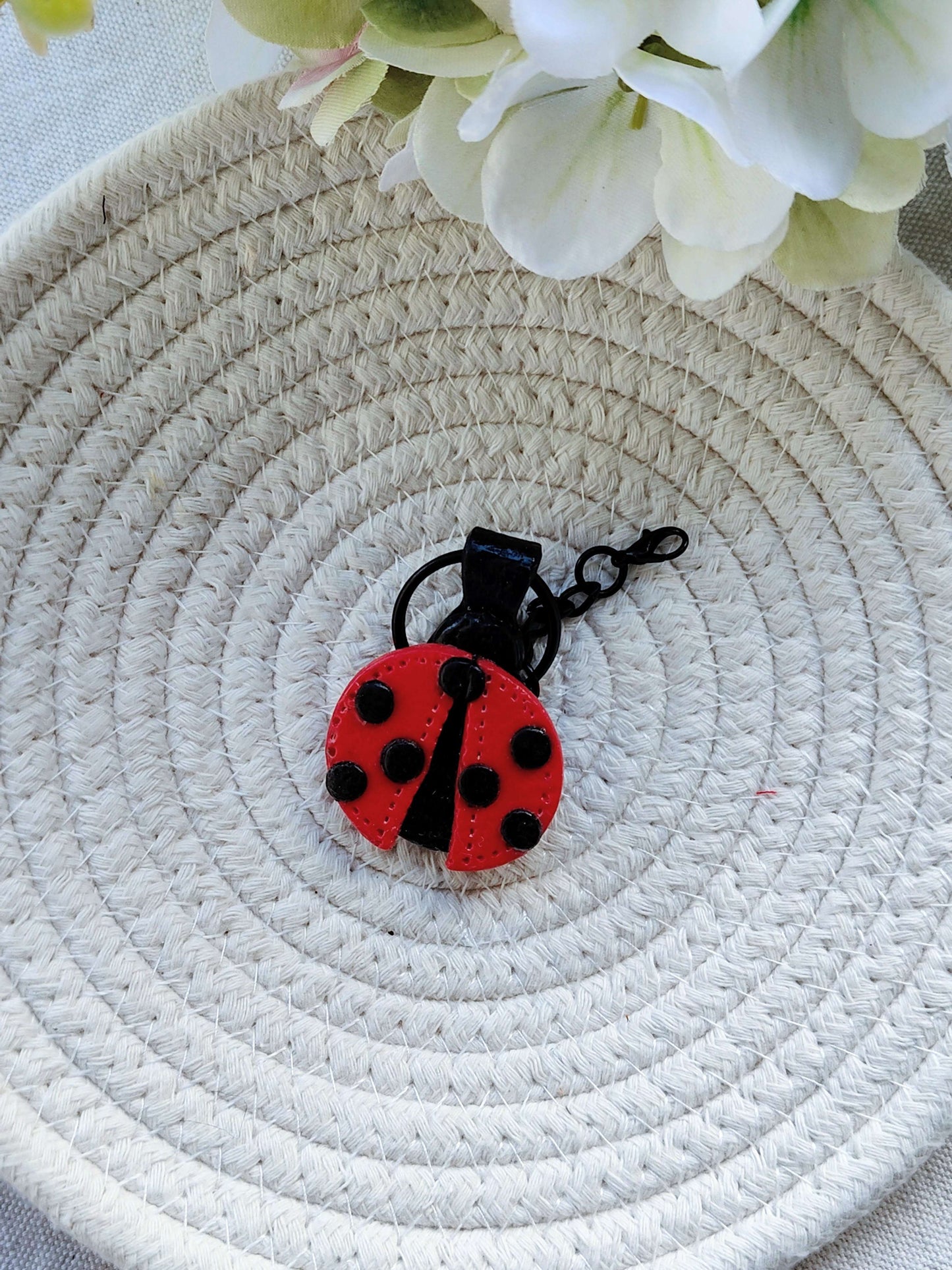 Collezione Primavera | Portachiavi Coccinella Portafortuna