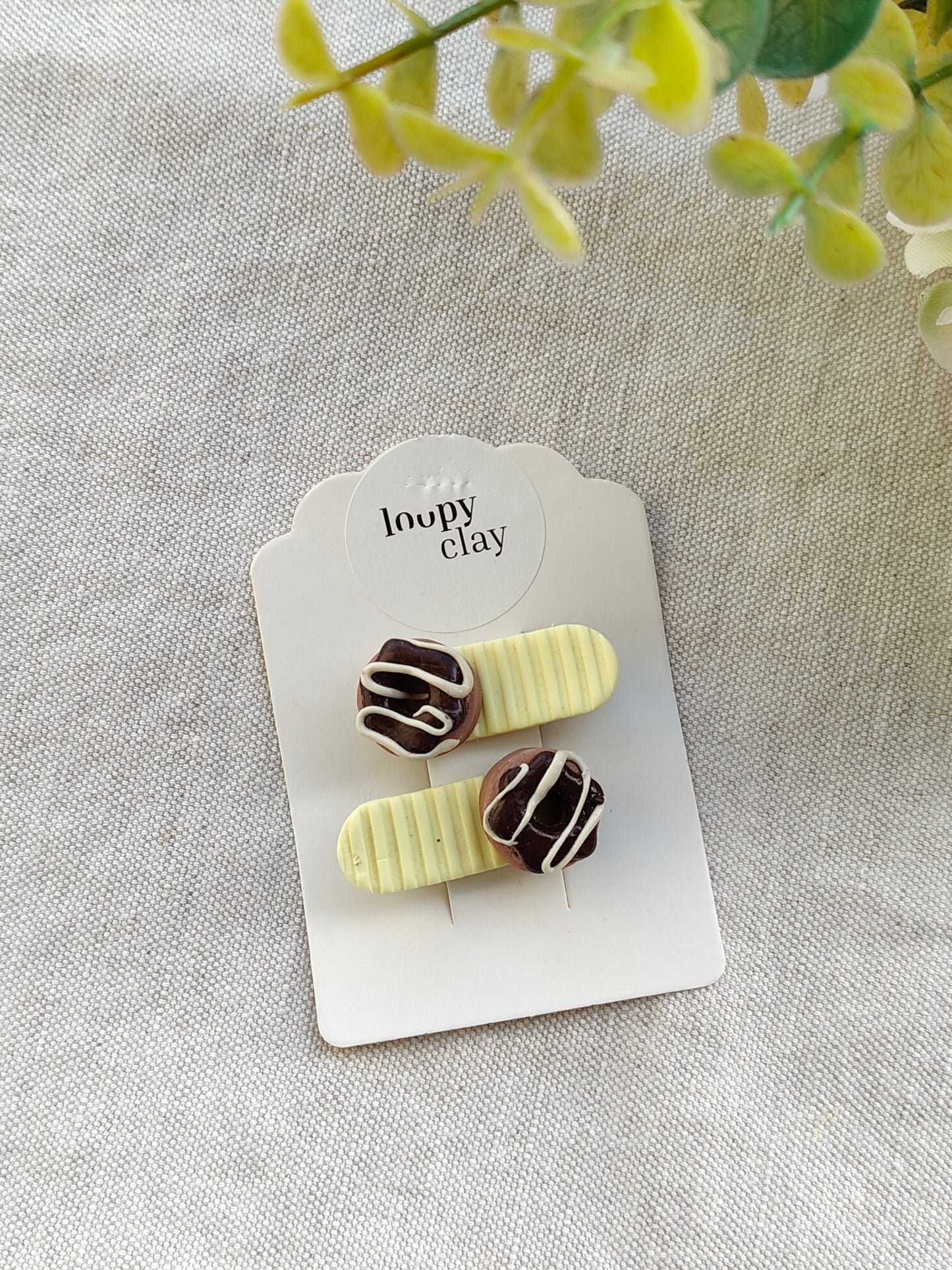 Collezione Foodies | Fermagli capelli artigianali dolci e frutta