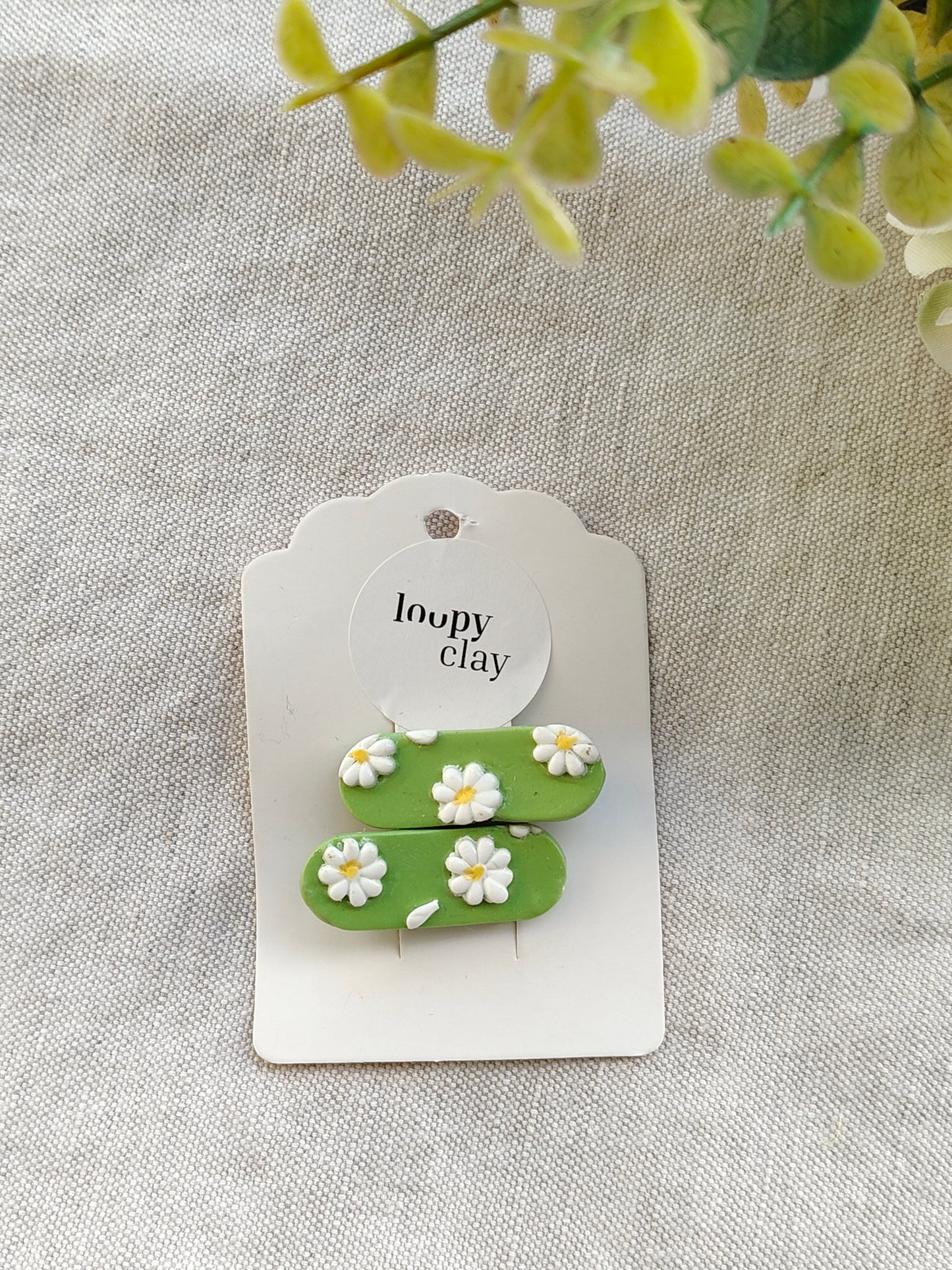 Collezione Primavera | Fermagli capelli artigianali Prato di Margherite