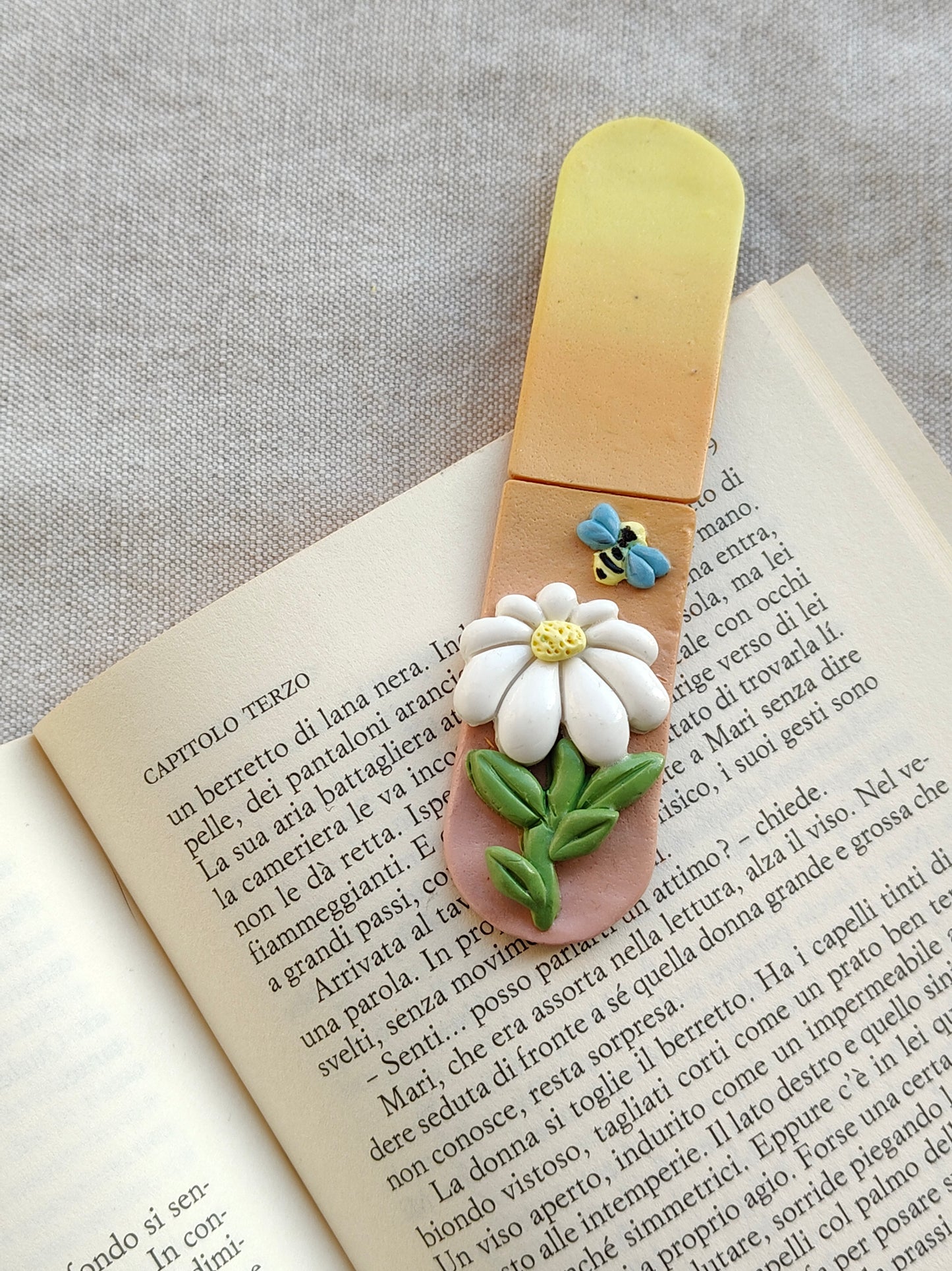 Collezione Primavera | Segnalibro Calamitato "Margherita Splendente"
