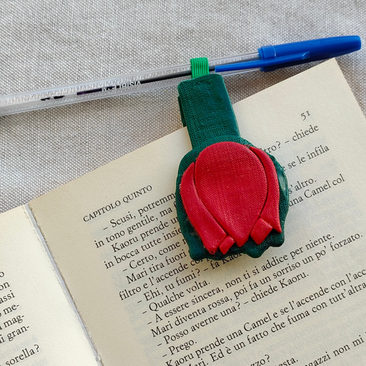 Collezione Primavera | Segnalibro Calamitato "Tulipano Elegante"