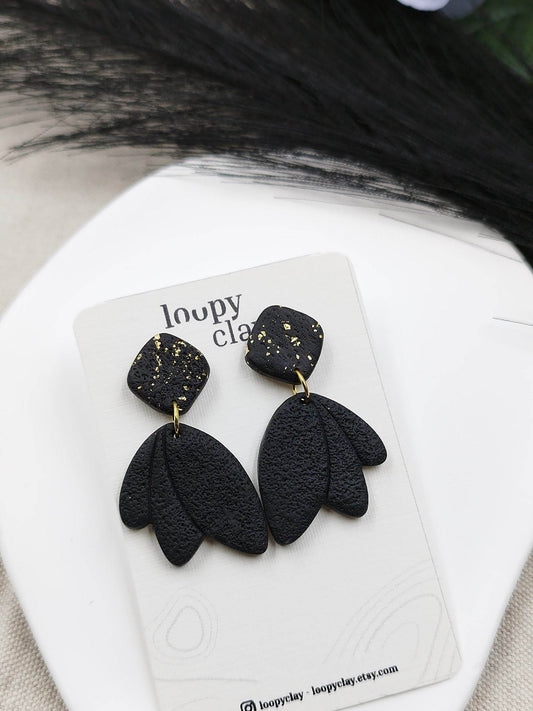 Orecchini vintage - Loopy Clay