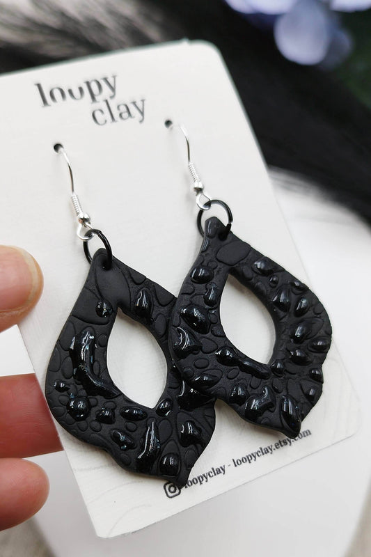 Orecchini stile vintage bagliori notturni - Loopy Clay