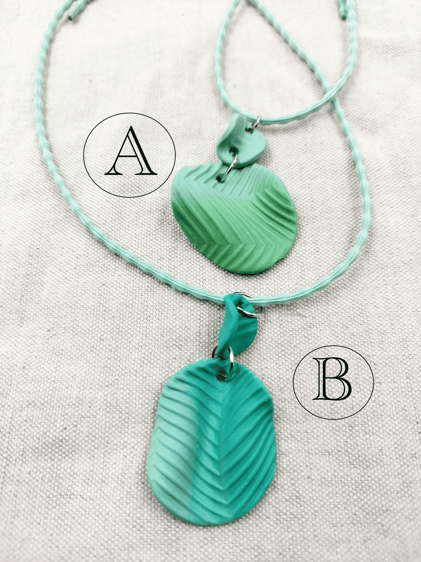 Collana onde Design - minimal - Loopy Clay