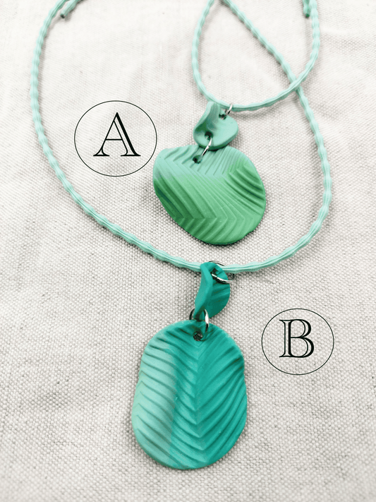 Collana onde Design - minimal - Loopy Clay