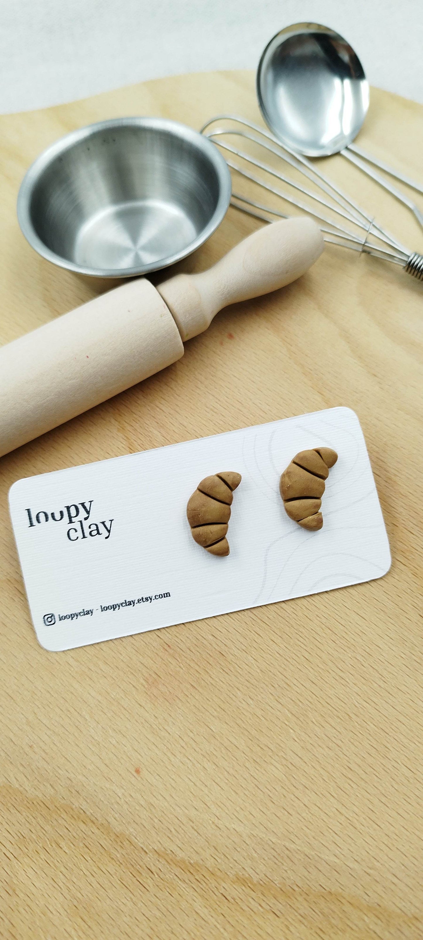 Orecchini piccoli: breakfast collections (I) - Loopy Clay