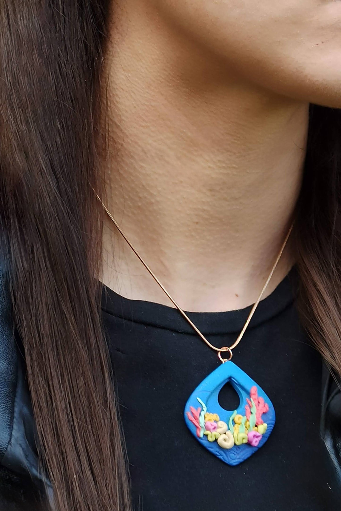 Collana fondo del mare, barriera corallina