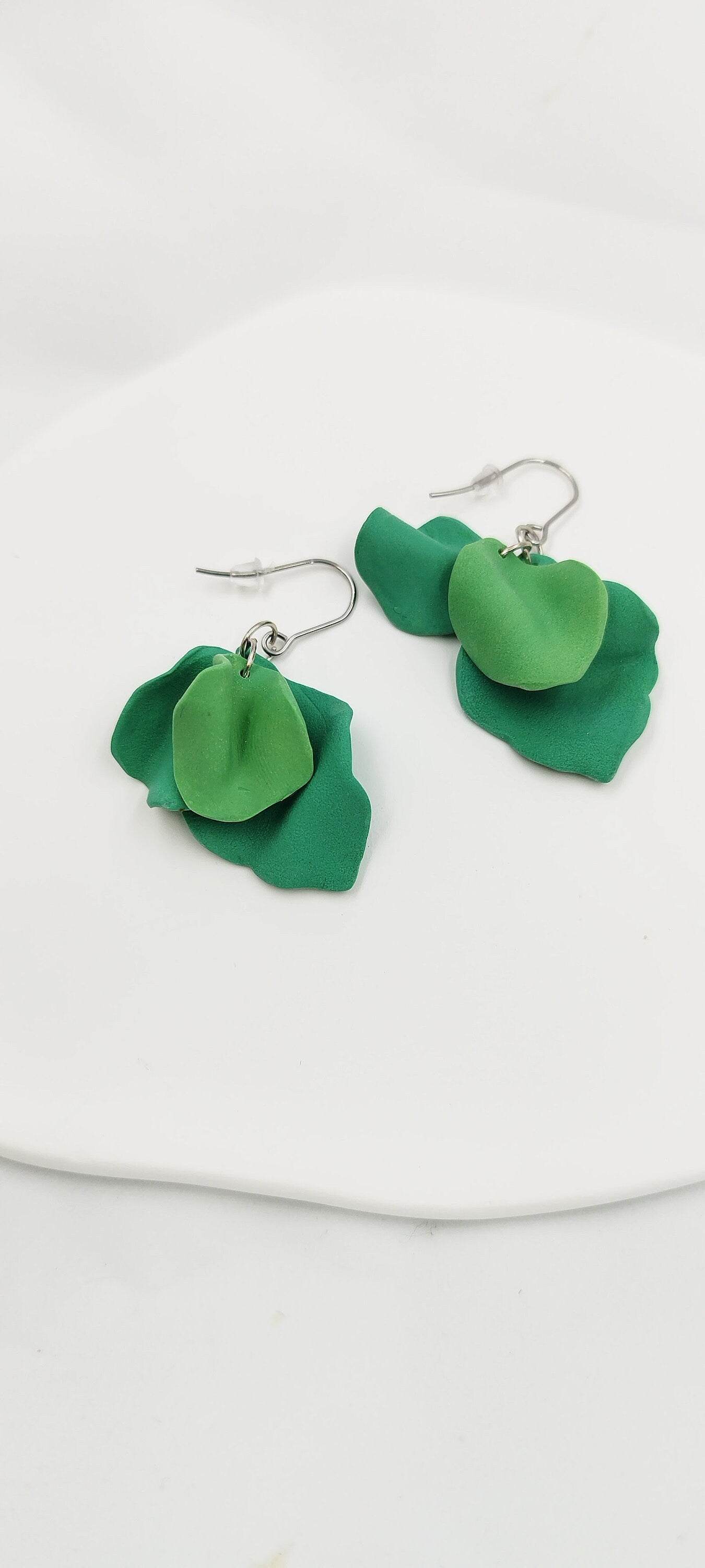 Orecchini Petali di Fiore delicati - Loopy Clay
