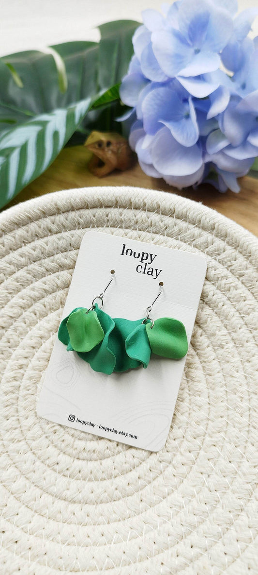 Orecchini Petali di Fiore delicati - Loopy Clay