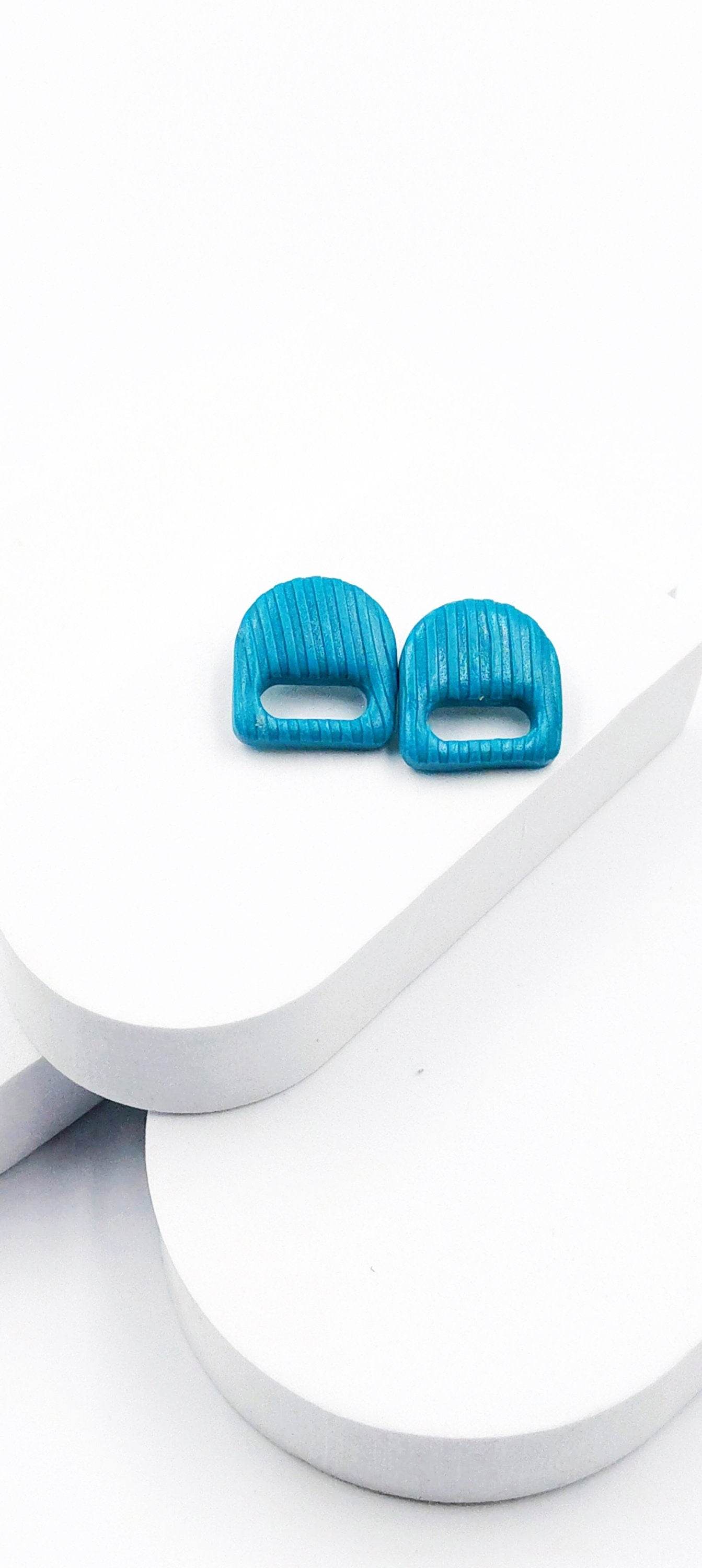Orecchini Lineari linguetta - Loopy Clay