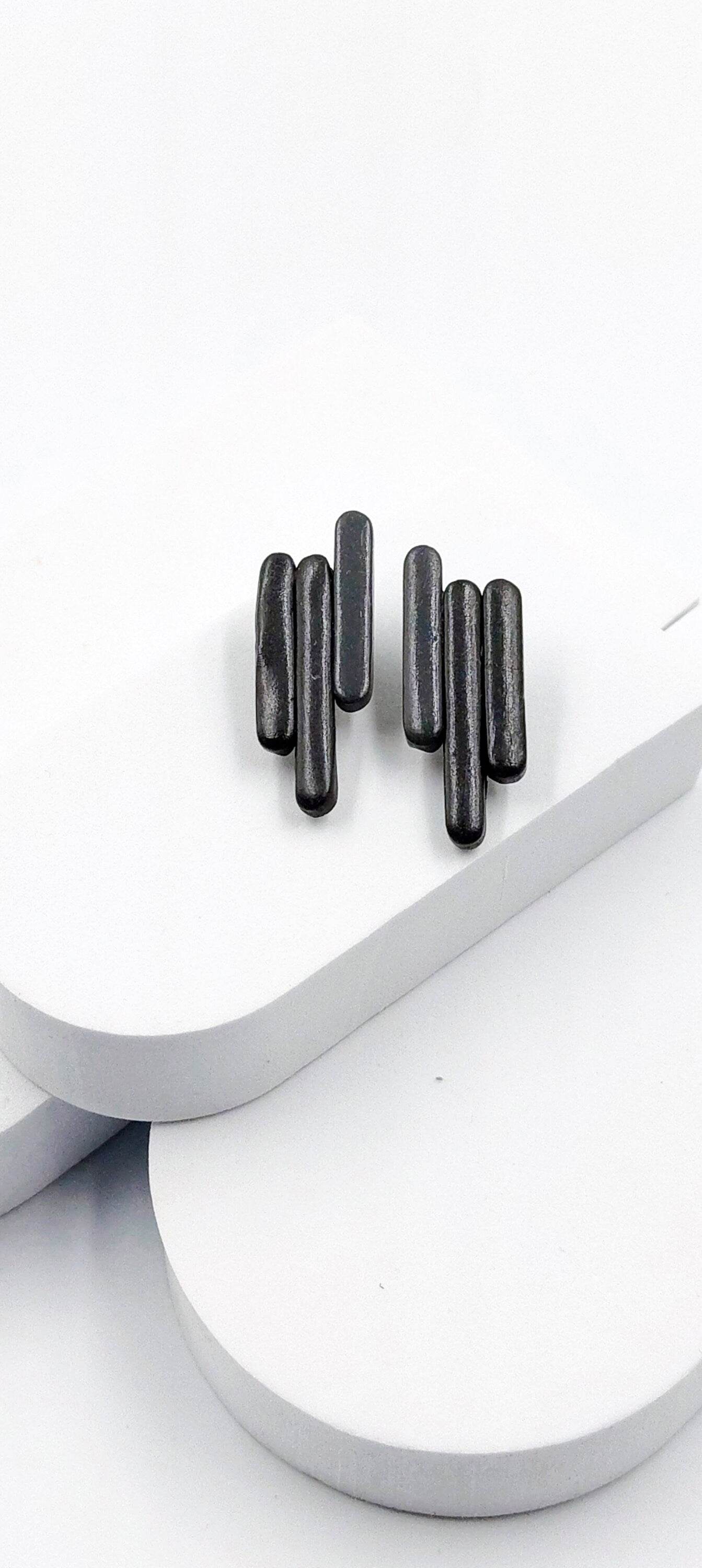 Orecchini Moderni Lineari - Loopy Clay