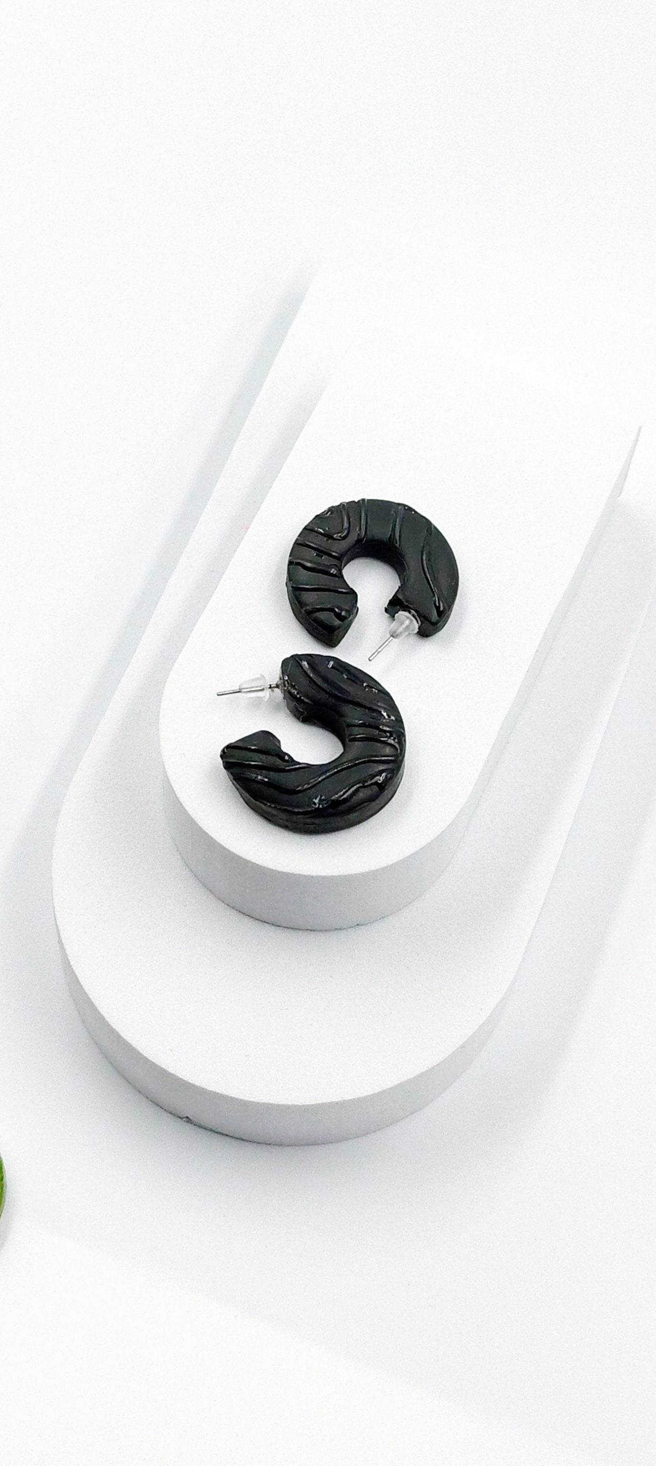 Orecchini a cerchio pop loop - Loopy Clay