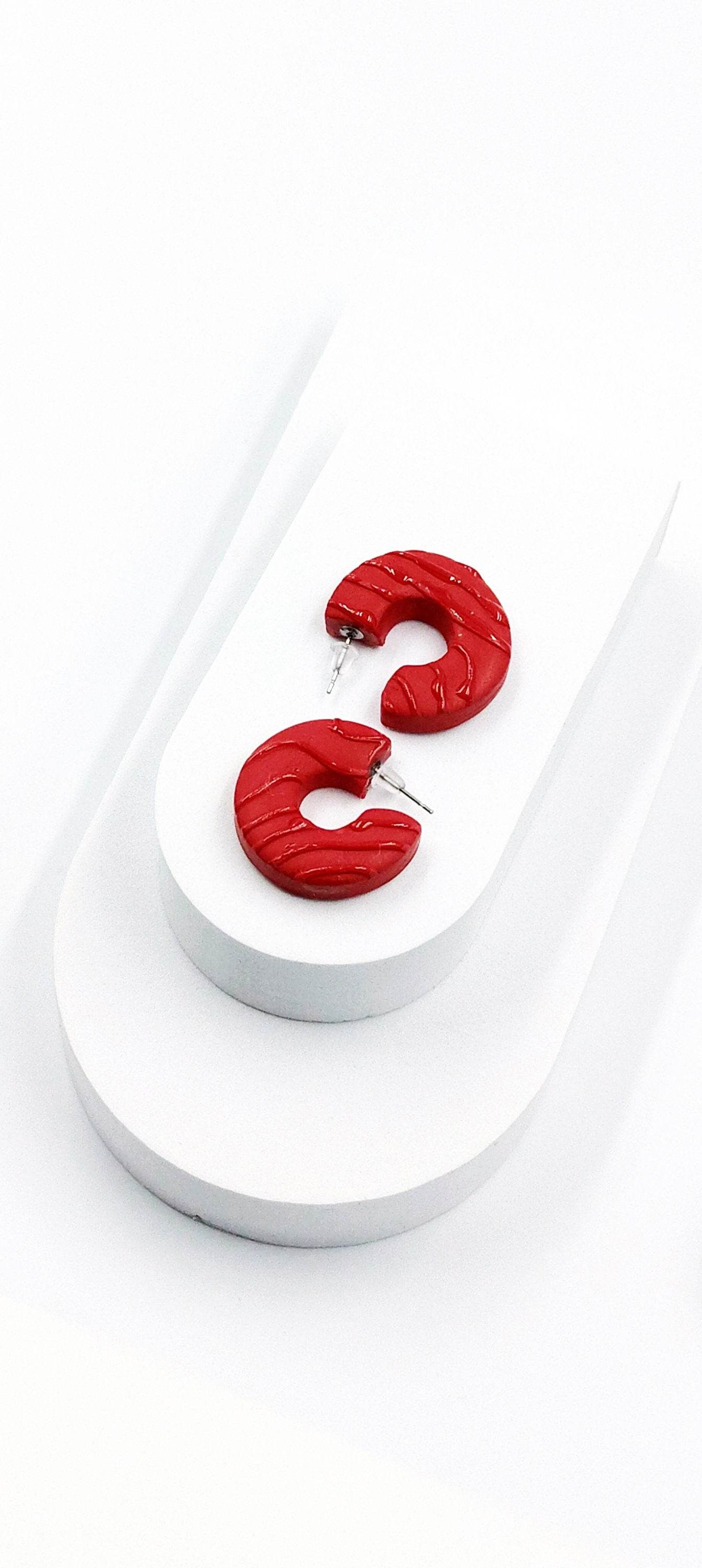 Orecchini a cerchio pop loop - Loopy Clay