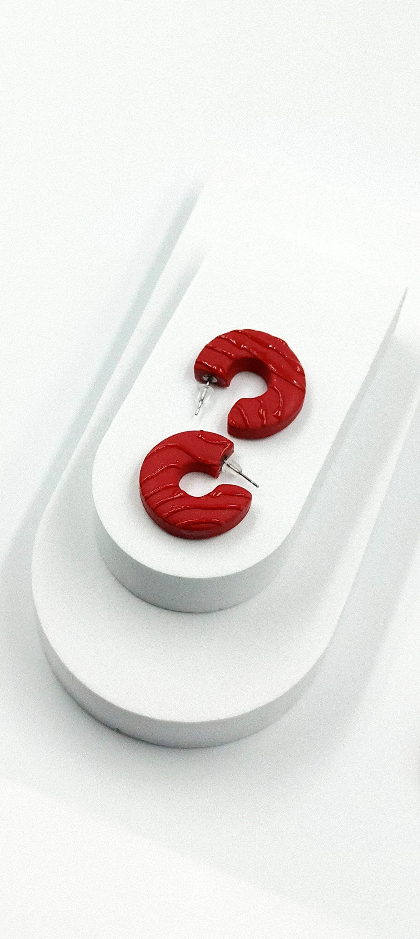 Orecchini a cerchio pop loop - Loopy Clay