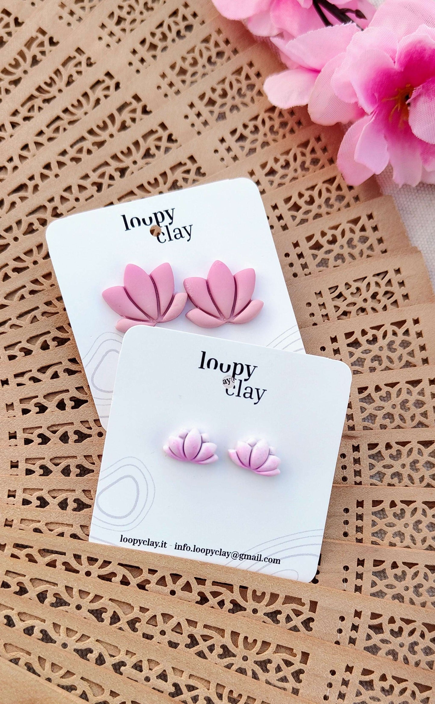 Orecchini Loto Minimal "Soft Petal" | Collezione I Love Japan