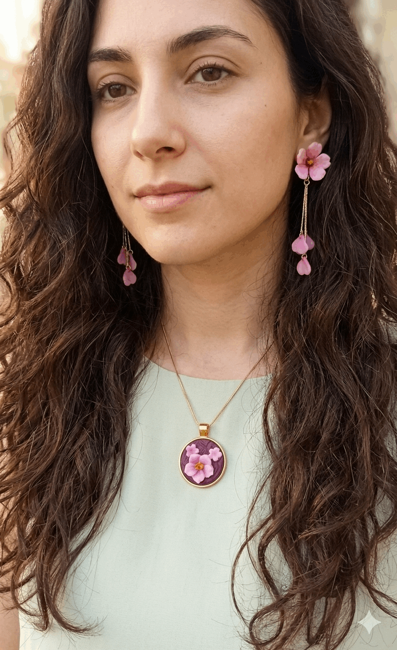 Collana Sakura "Petite Bloom" (Versione Small) | I Love Japan parure