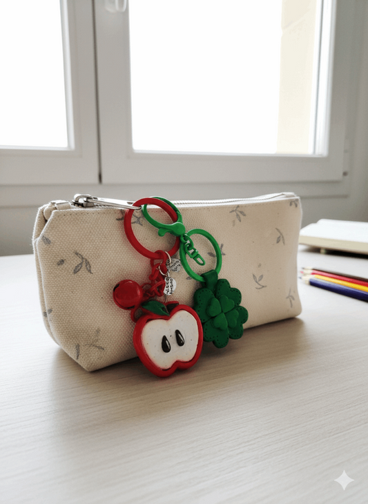 Collezione Primavera | Portachiavi Quadrifoglio Portafortuna