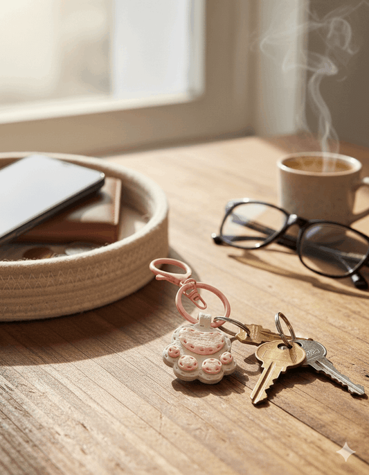 Collezione Pets | Portachiavi "Zampetta del Cuore"