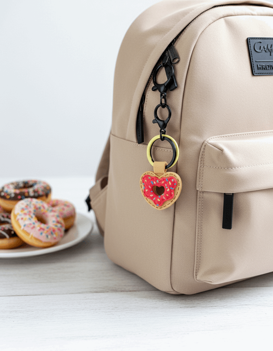 Collezione Cuore | Portachiavi "Love Donuts"