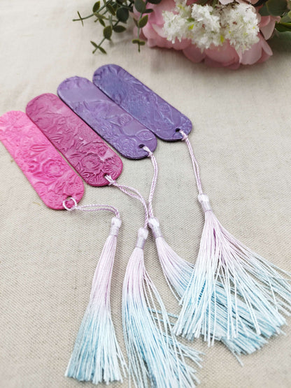 Segnalibro Artigianale a Petali | Aurora Rosa e Lilla