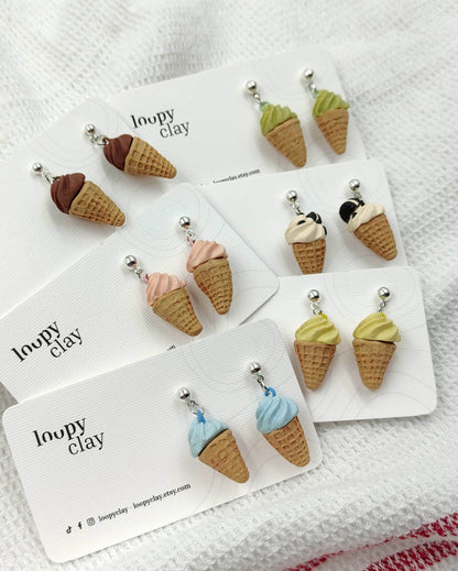 Orecchini cono gelato