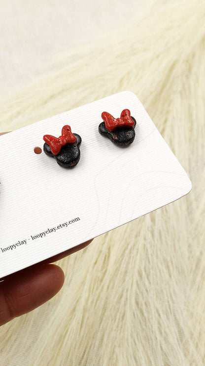 Orecchini mickey & minnie - classico per grandi e piccini