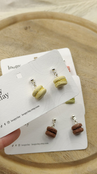 Orecchini macarons - simpatici e divertenti