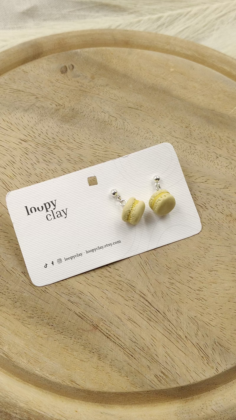 Orecchini macarons - simpatici e divertenti