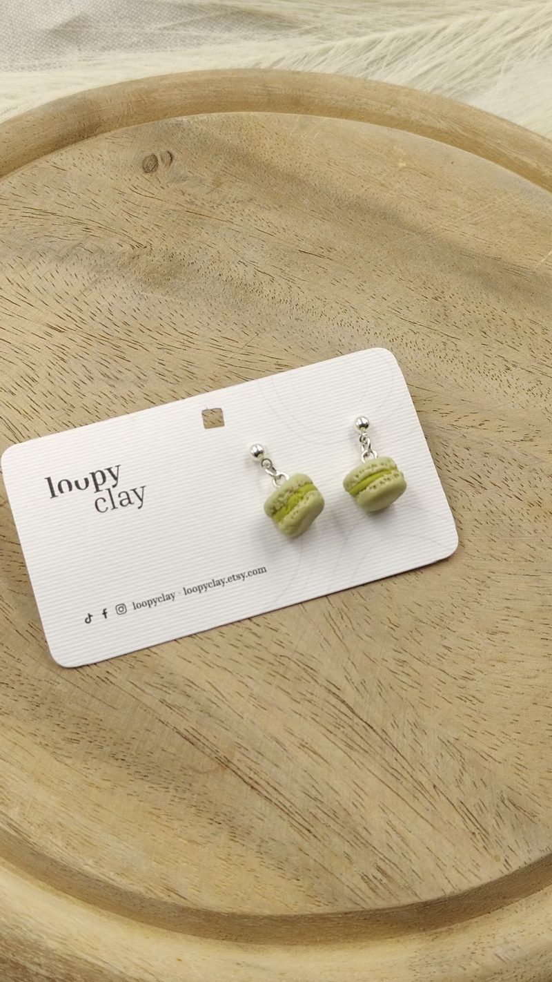 Orecchini macarons - simpatici e divertenti