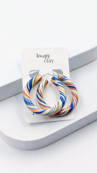 Orecchini grandi a Cerchio multicolor