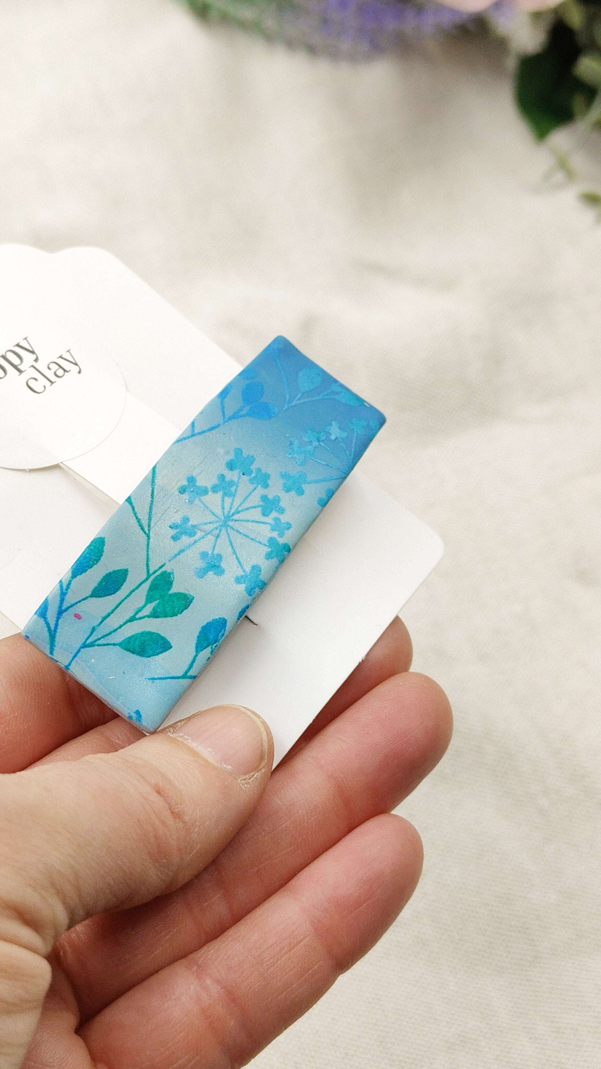 Collezione Pittorica Floreale | Fermagli capelli artigianali