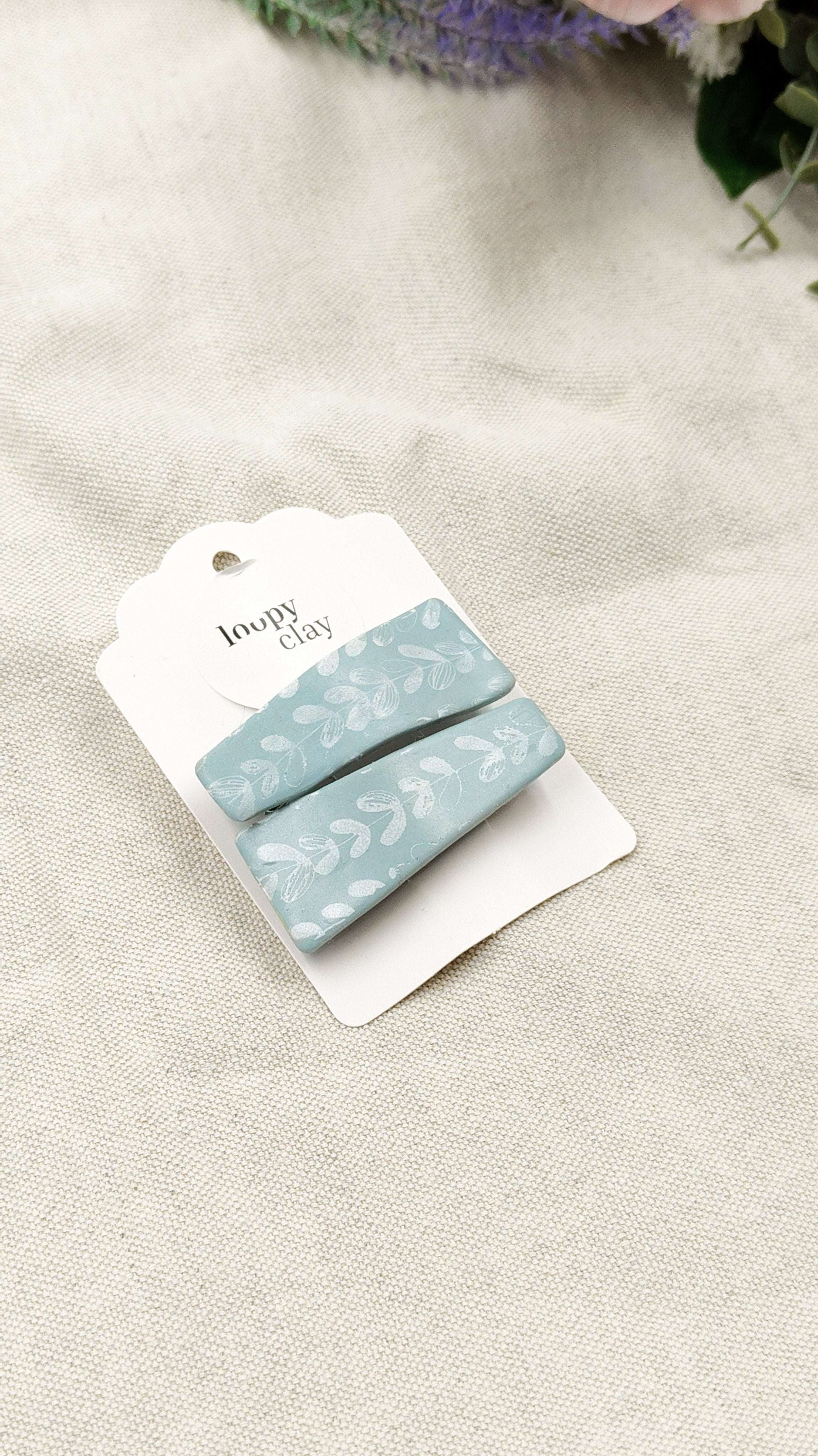 Collezione Asimmetrie Floreali| Fermagli capelli artigianali