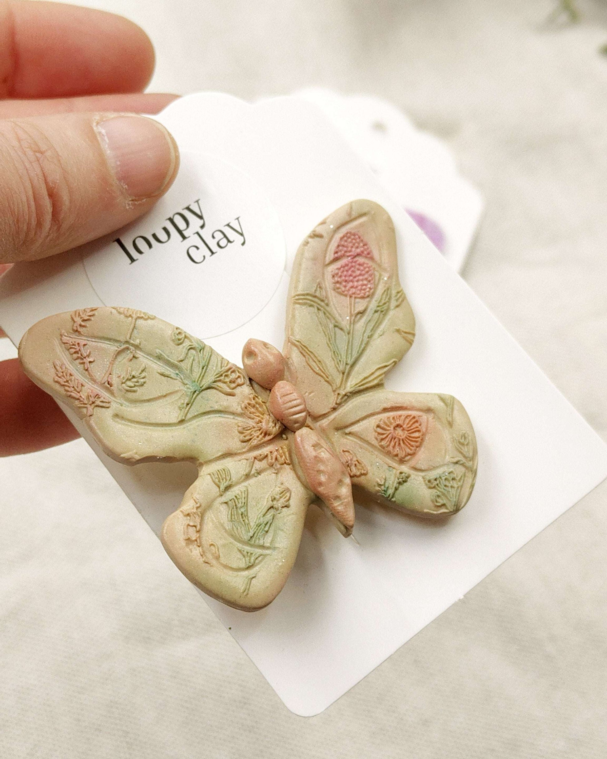 Collezione Farfalle e fiori | Fermagli capelli artigianali