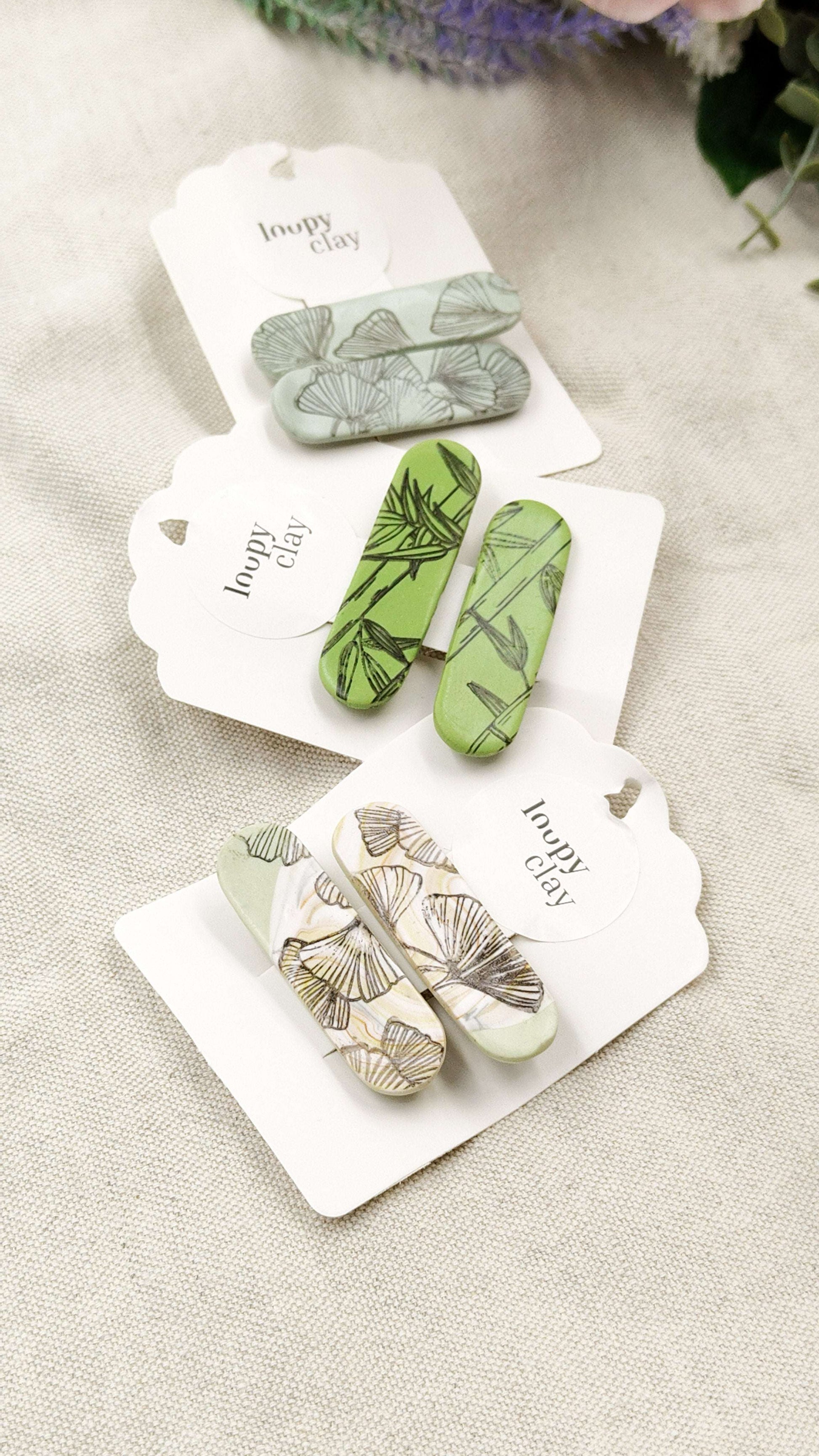 Collezione Bambù | Fermagli capelli artigianali