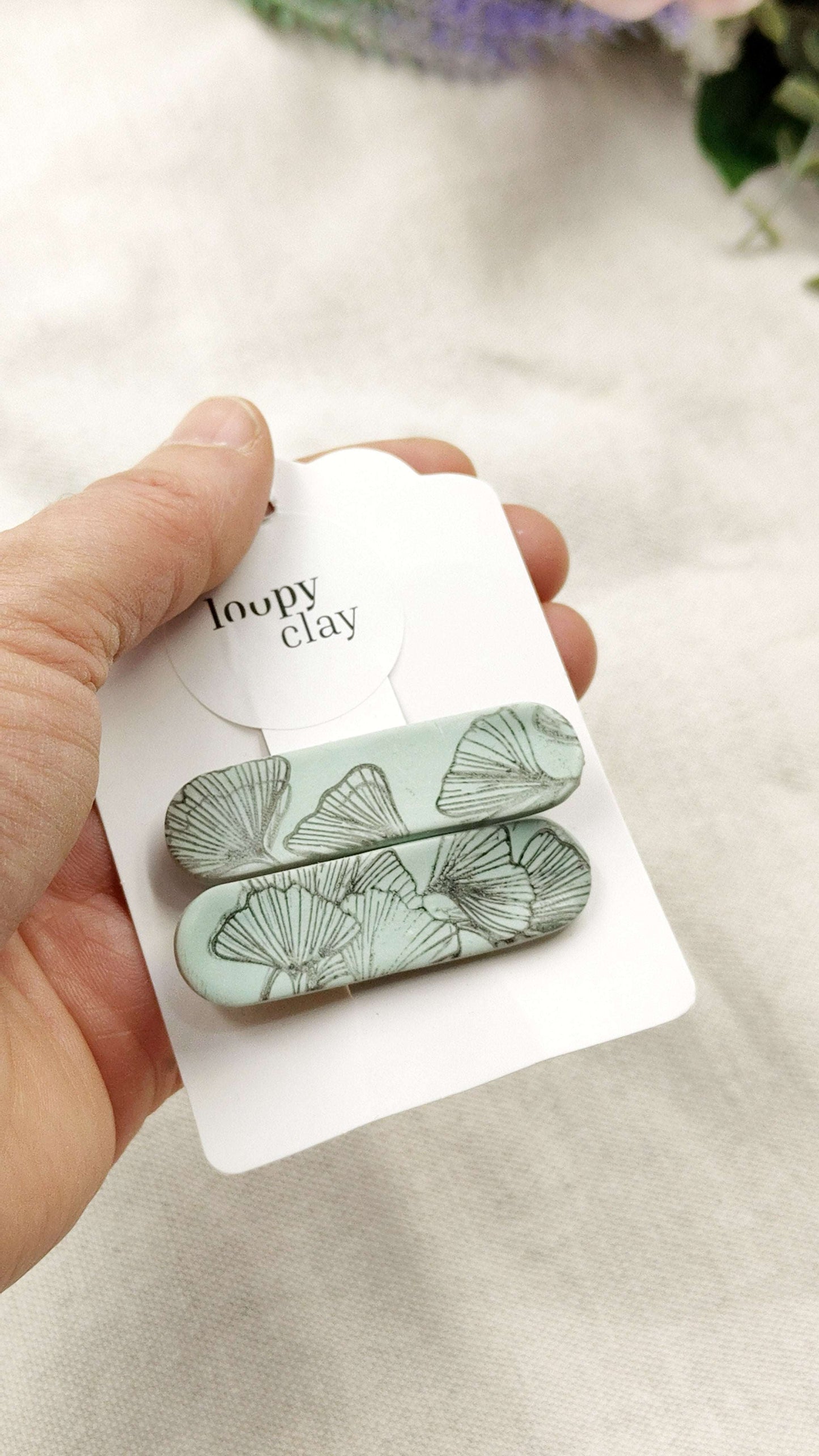 Collezione Bambù | Fermagli capelli artigianali