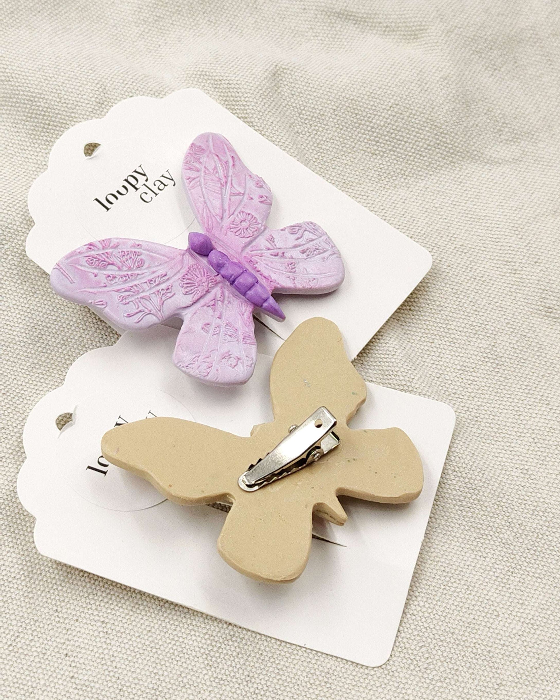 Collezione Farfalle e fiori | Fermagli capelli artigianali