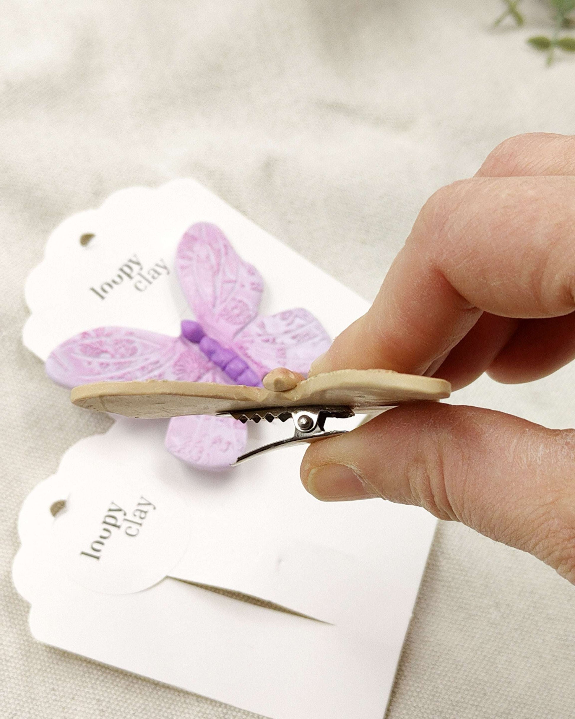 Collezione Farfalle e fiori | Fermagli capelli artigianali