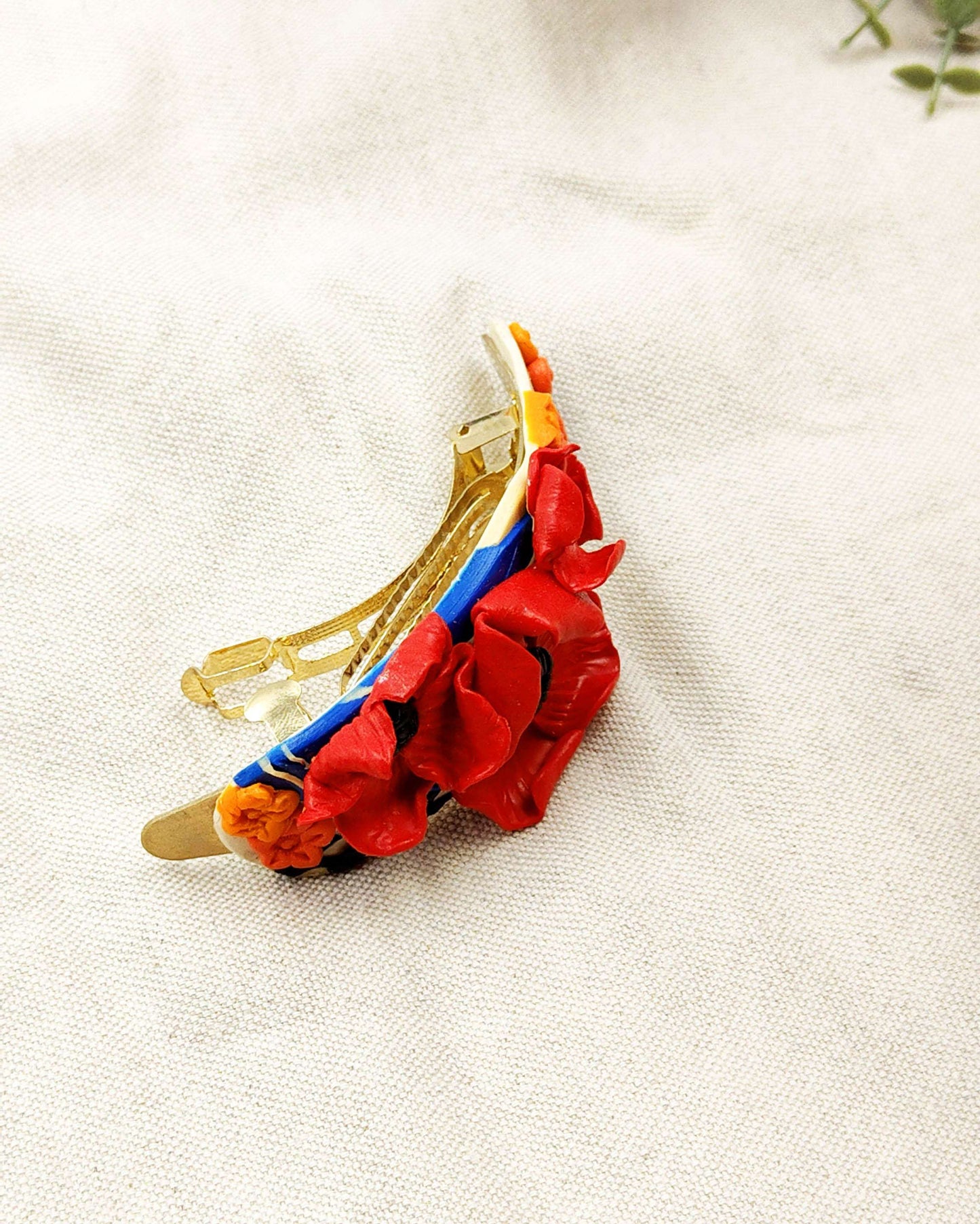 Collezione Papaveri | Fermagli capelli artigianali