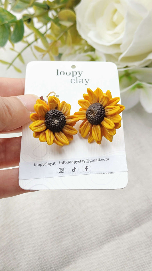 Orecchini Girasole Vintage | Un raggio di sole d'altri tempi